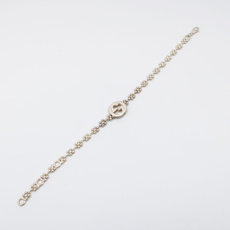 Gucci Bracelet Sv925 Silver - GG Logo Accessory - Chain Accessory