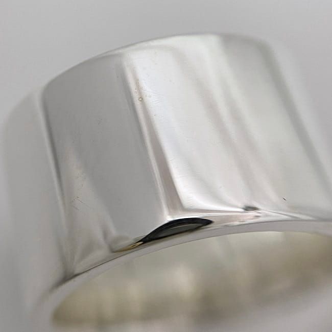 Hermes Ring Collier de Chien H Silver