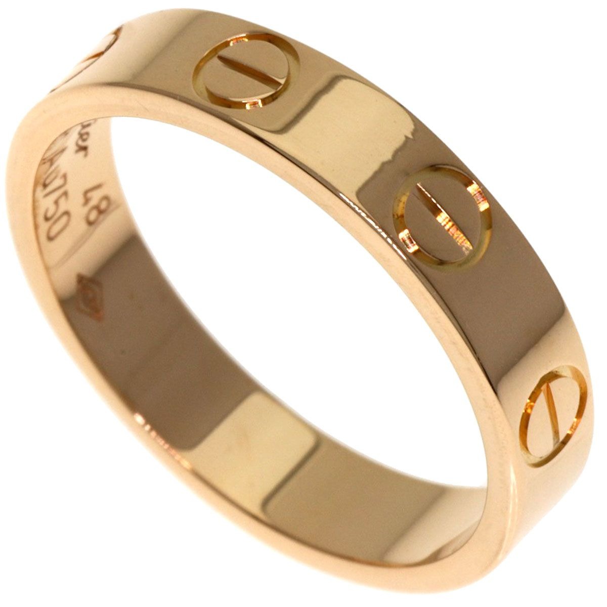 Cartier Mini Love Ring 48 18K Pink Gold