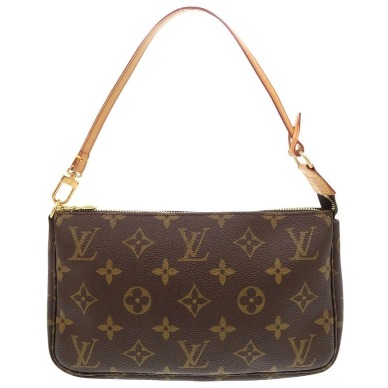 Louis Vuitton Pochette Accessoire Monogram Brown Accessory Pouch 1258