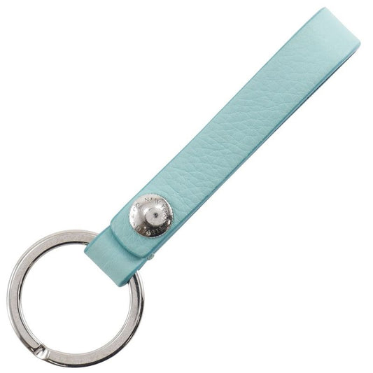 Tiffany & Co Key Ring Metal Leather Blue