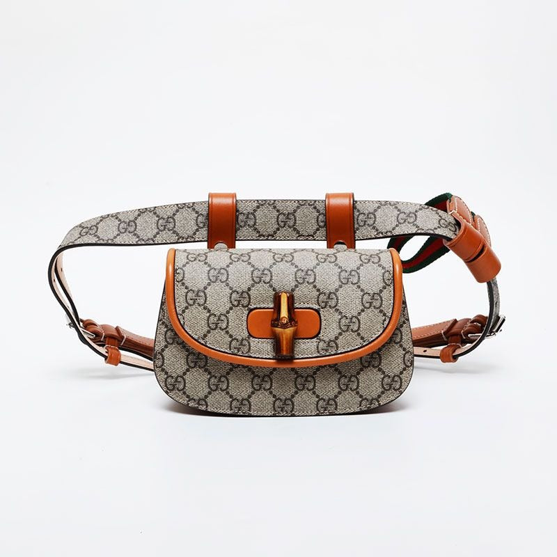 Gucci Waist Bag Bamboo GG Supreme