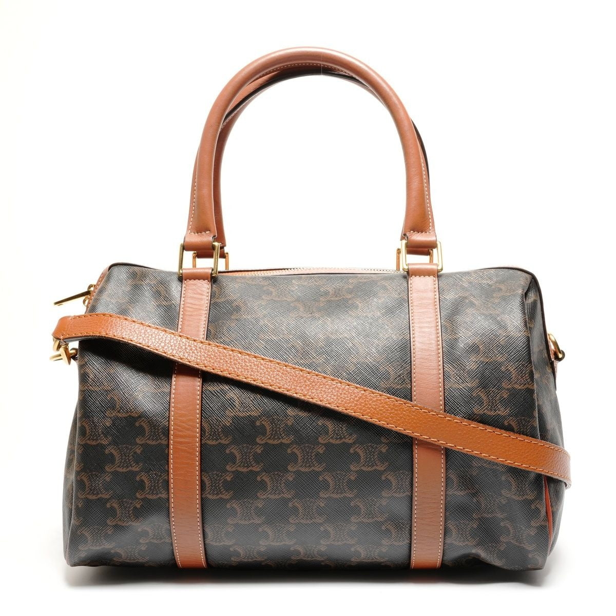 Celine Boston Bag Macadam Trinoff Logo