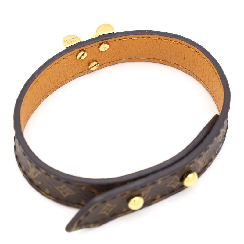 Louis Vuitton Bracelet Essential V Bracelet Metal Monogram Canvas Monogram