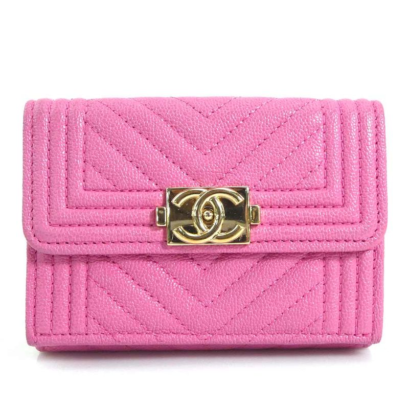 Chanel Trifold Wallet Boy Chanel