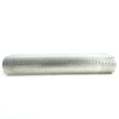 Cartier Wave Pattern Oval Shape Smoking Goods Gas Lighter Silver