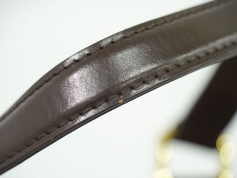 Authentic Louis Vuitton LV Verona PM Damier Ebène Tote Handbag Brown N41117