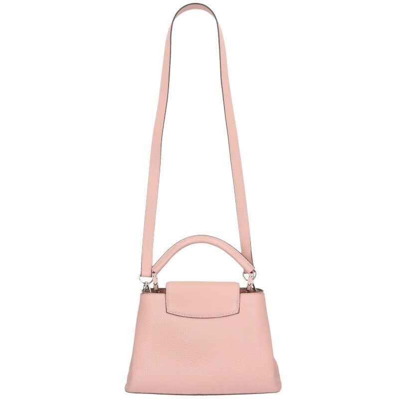 Louis Vuitton M94635 Capucines BB Taurillon Leather Magnolia Handbag Women