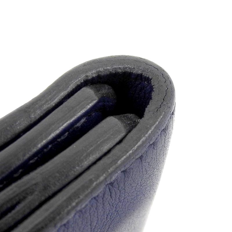 Hermes 2016 Item AM 012 UH Leather Card Case Pass Business Card Bifold Holder