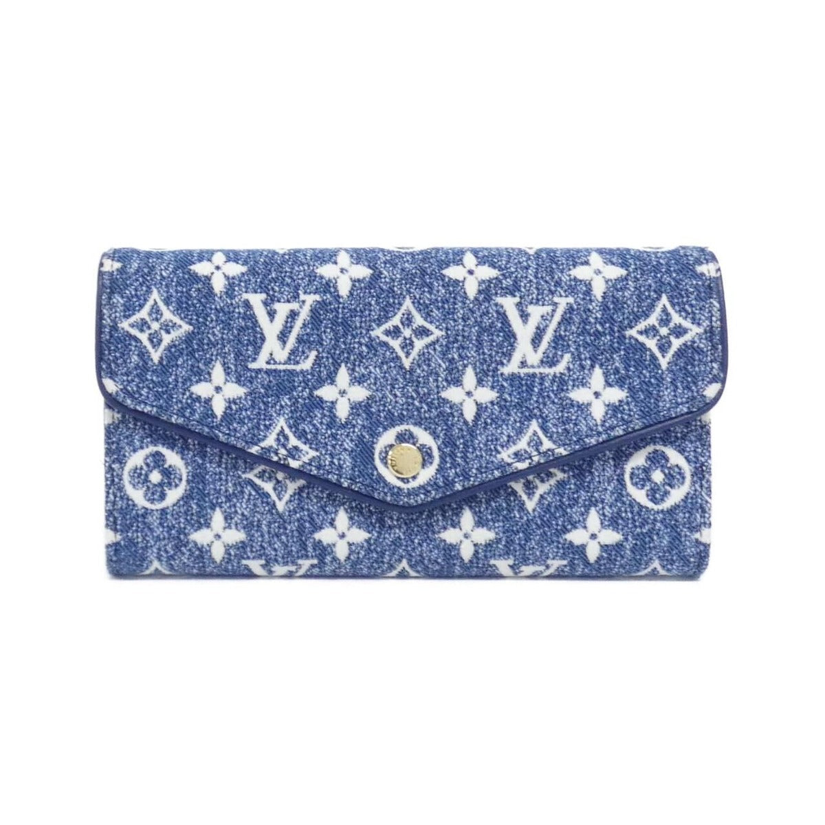 Louis Vuitton Monogram Jacquard Denim Portefeuille Sarah Wallet