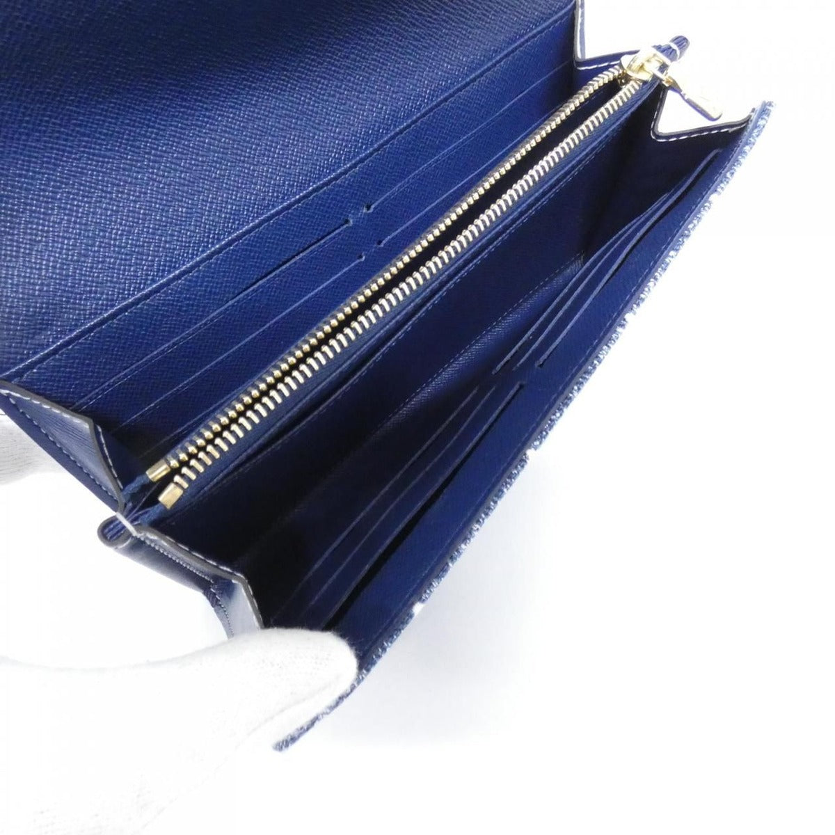 Louis Vuitton Monogram Jacquard Denim Portefeuille Sarah Wallet — view 8