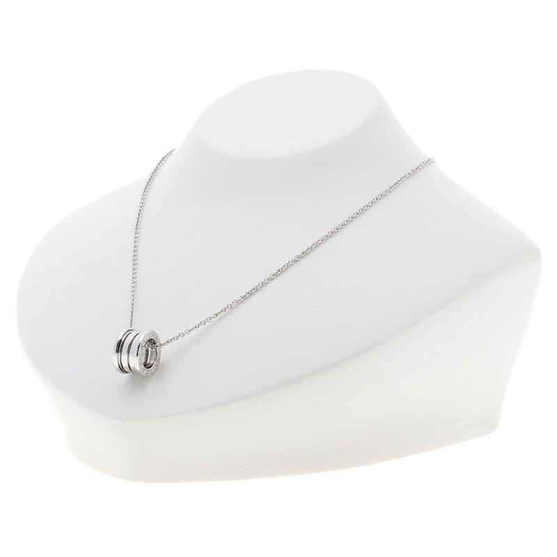 Bvlgari Bulgari B-zero1 Bee Zero One Necklace 18K White Gold Ladies
