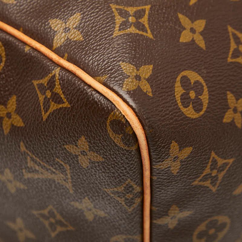 Louis Vuitton Monogram Keepall 60 Boston Bag Travel Bag M41422 Brown PVC