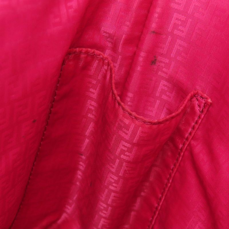 Fendi Zucca Pattern Tote Bag Leather Women