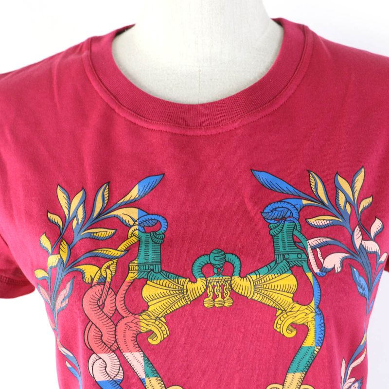 Hermes 24SS Della Cavalleria Della Cavalleria 100% Cotton Short Sleeve T-shirt