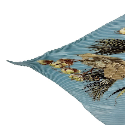 Hermes Scarf Pleated Turbans Des Reines Queen's Turban Blue — view 3