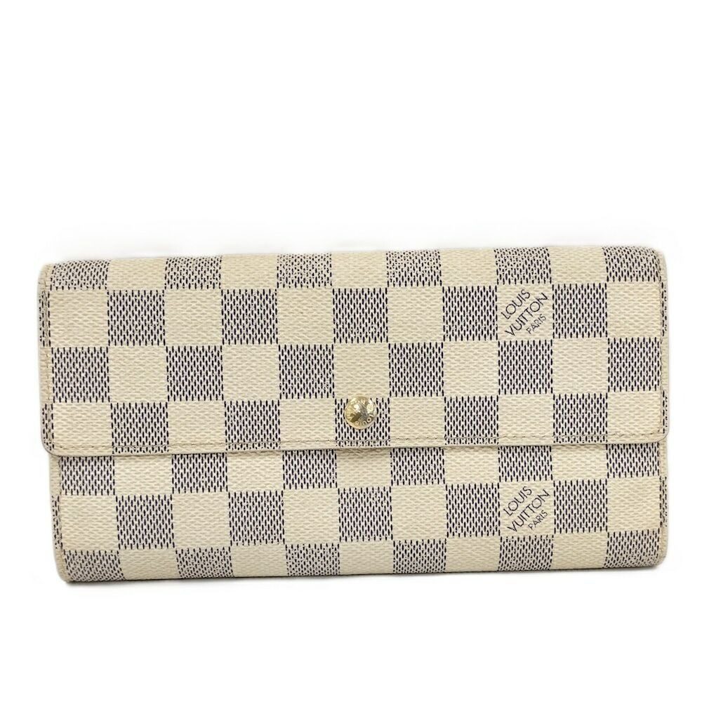 Louis Vuitton Portefeuille Sarah Bifold Wallet Damier Azur