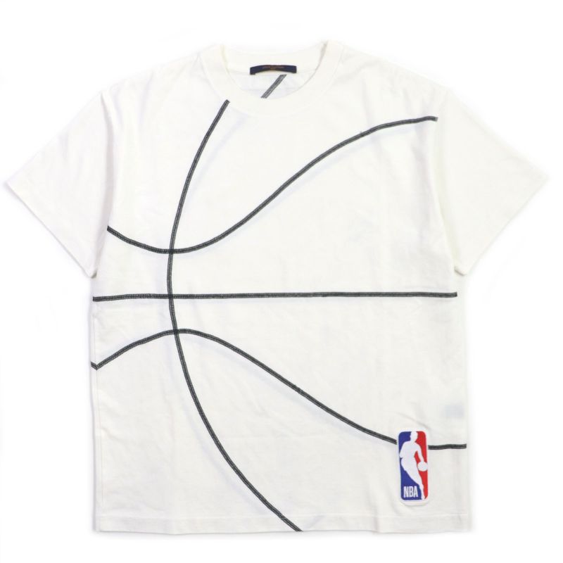 Louis Vuitton NBA Hky22w Embroidery Detail Crew Neck Short Sleeve T-shirt