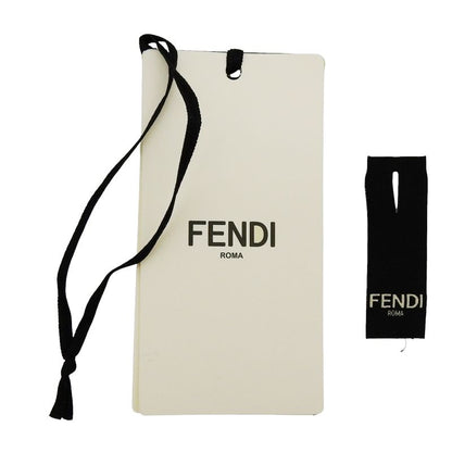 Fendi 2022 Fb0521 FF Logo Embroidered Shadow Stripe Shorts Black 44 Made In