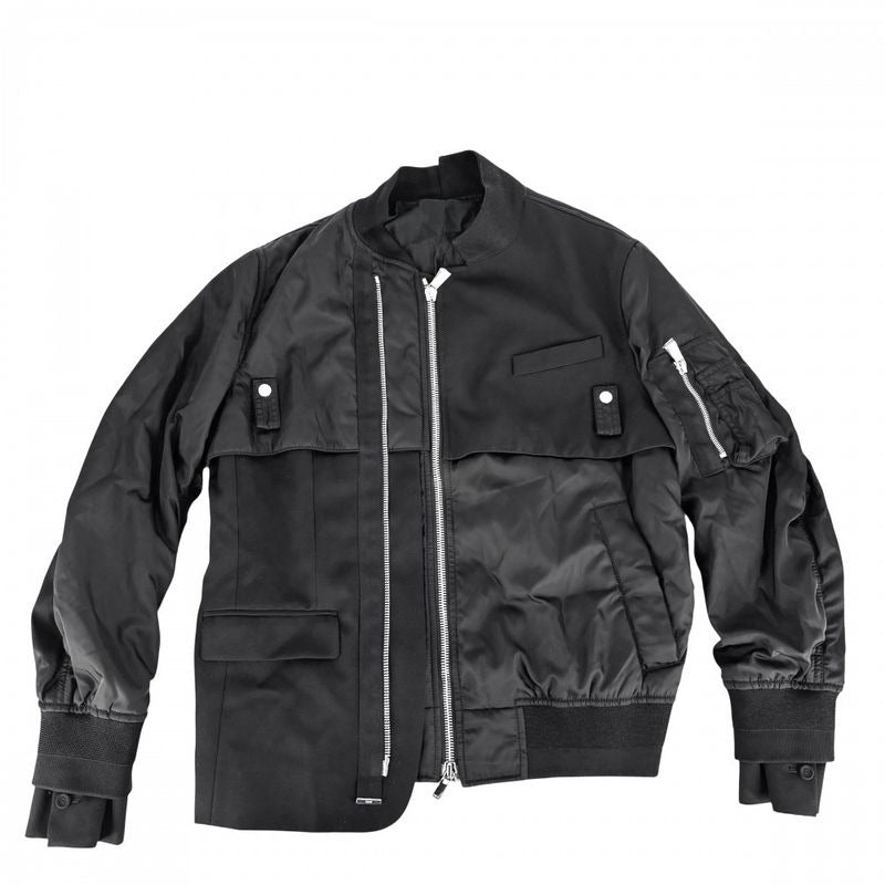 Dior Blouson Sacai Collaboration Hybrid Bomber Jacket Outer MA-1