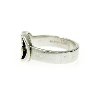 Gucci Silver Interlocking G Ring 4.7g 925 Engraved 388691 Ring