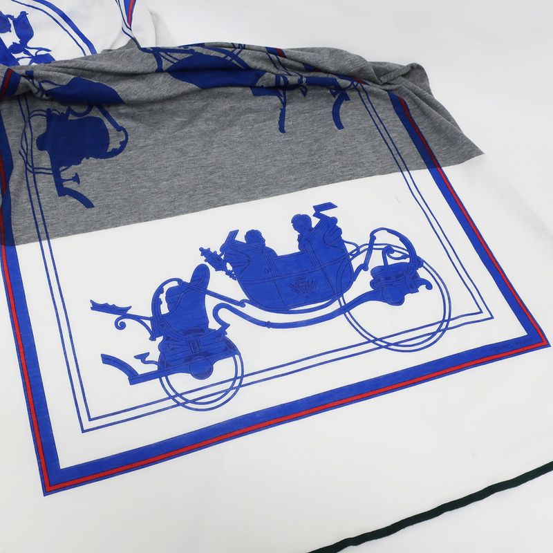 Hermes Shawl Scarf Multicolor Cotton Shawl Accessories Apparel
