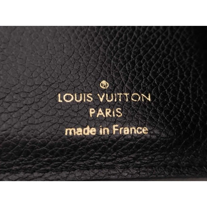 Louis Vuitton Trifold Wallet Victorine Black Beige Bicolor Monogram Empreinte — view 6