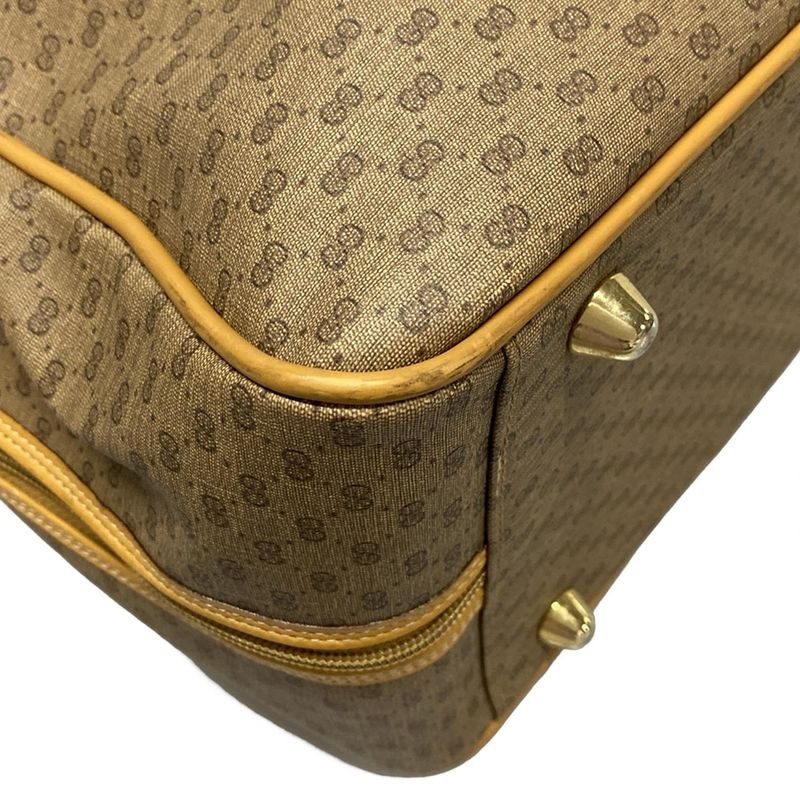 Gucci Boston Bag Old Guccisherry 1239 Beige X Light Brown X Multi Leather