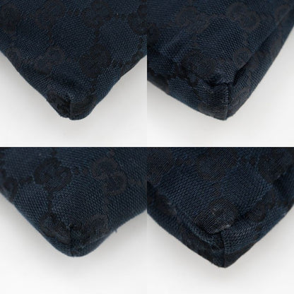 Gucci Body Bag 28566 GG Canvas Black Unisex Waist Bag