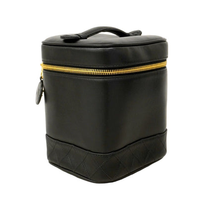 Chanel Vanity Bag Bicolor Lambskin Black Gold — view 2