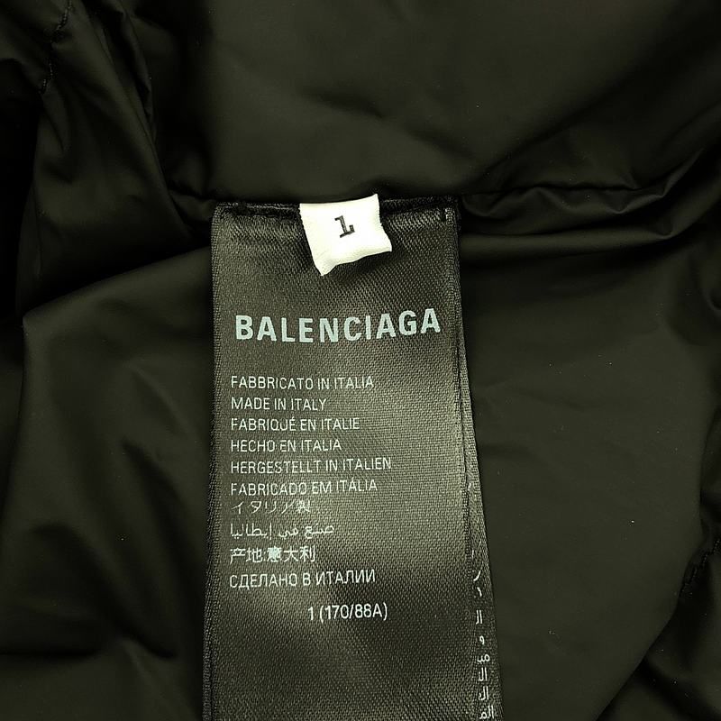 Balenciaga - 2023aw - Logo-print Wrap Puffer Vest - 1 - Cypress Green - Men's