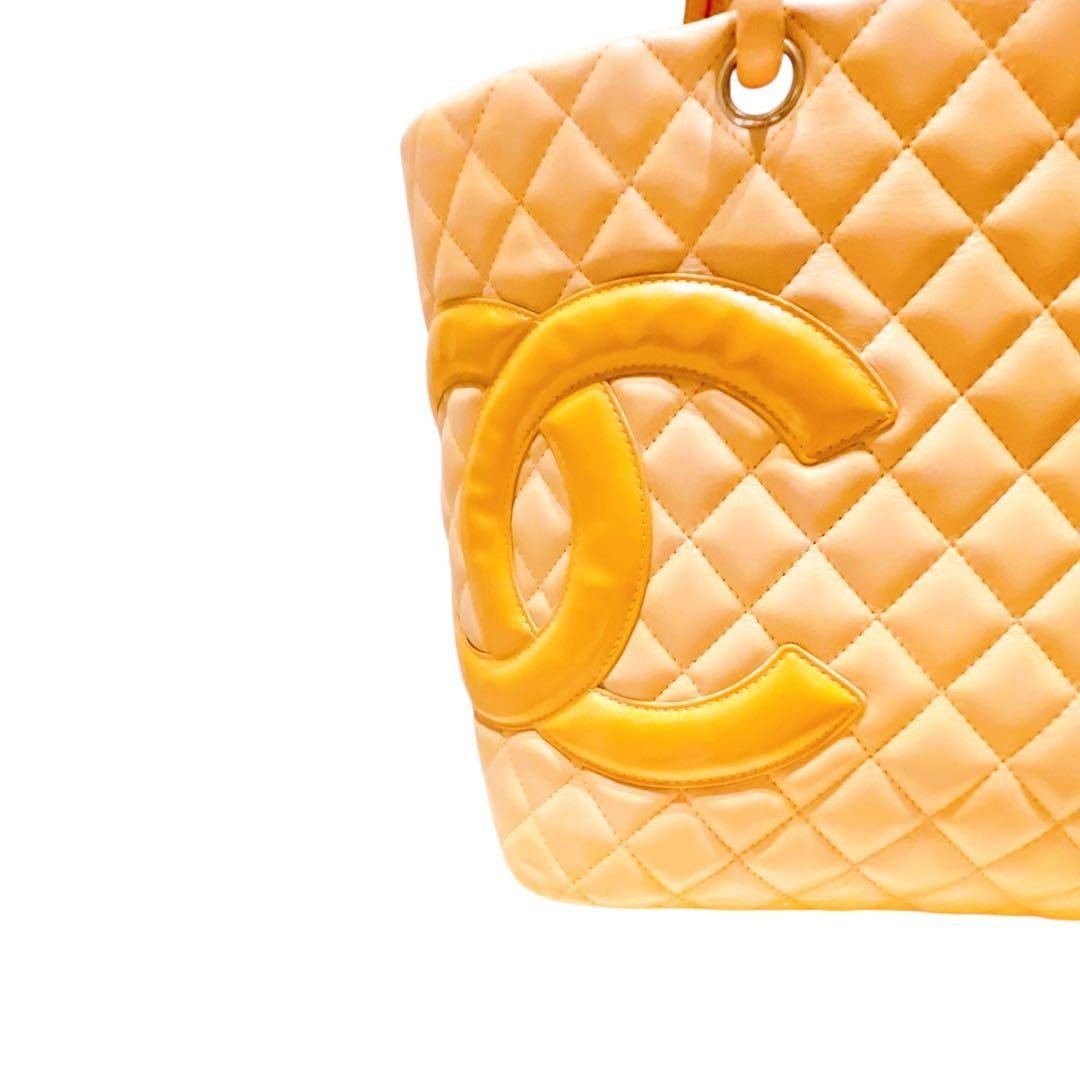 CHANEL CC Cambon Calfskin Quilted Large Shopping Tote Shoulder Bag