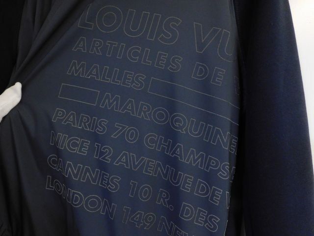 Louis Vuitton Rm162 JUJ Hay81w - Size L Sweatshirt Trainers Men's Navy Logo