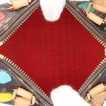 Louis Vuitton Yayoi Kusama Collaboration Nano Speedy Monogram Shoulder Bag