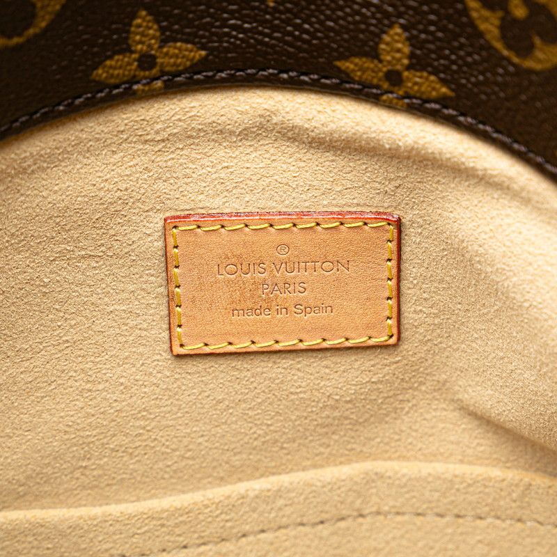 Louis Vuitton Monogram Artsy MM Tote Bag Shoulder Bag M40249 Brown PVC Leather