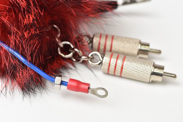 Unused Prada Key Ring Key Holder Key Trick Robot Red Multi