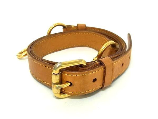 Louis Vuitton Leather Shoulder Strap For Bag Shoulder Strap Ladies Men Brown