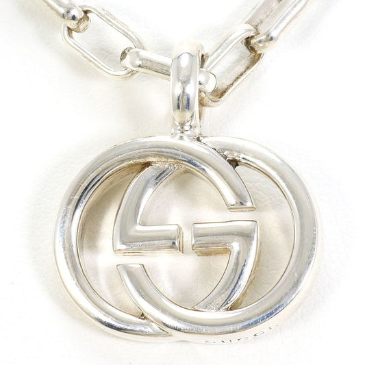 Gucci Interlocking Necklace Silver