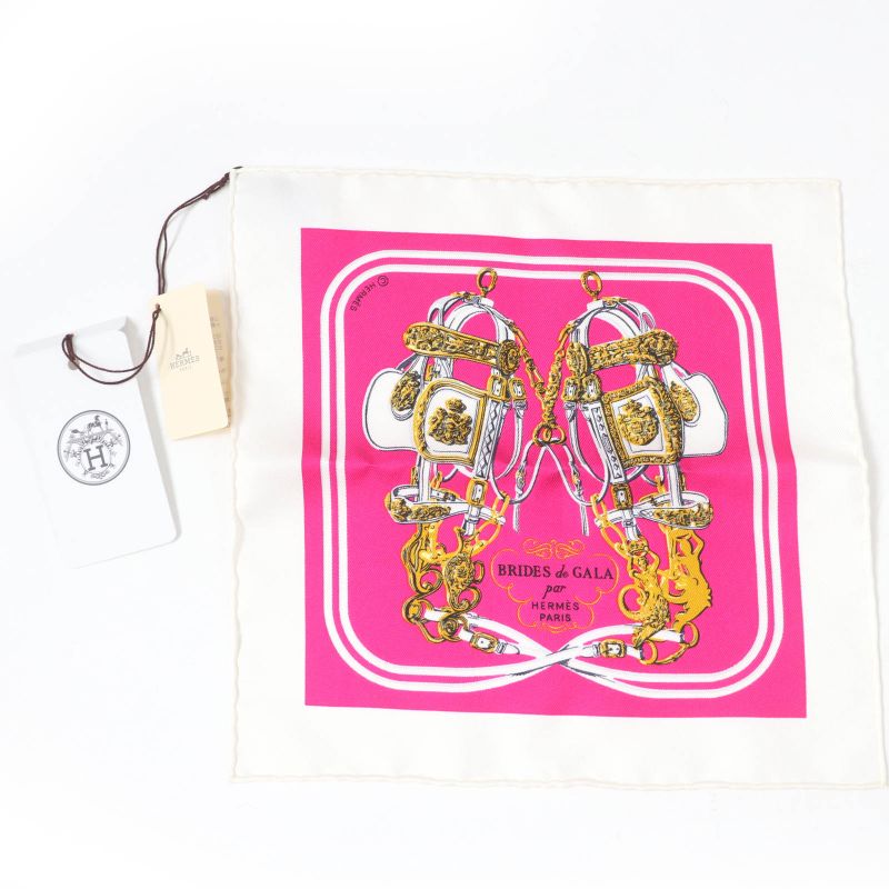 Hermes Carre Nano 20cm (7.87in) Brides De GALA Brides De GALA Ceremonial Maitre