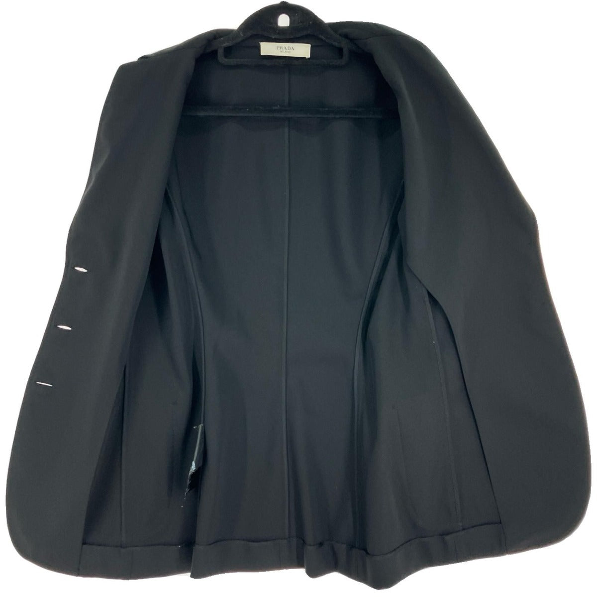 Prada Tailored Jacket 40 Black — view 3