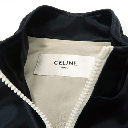 Celine Tracksuit Jacket 2w98a048s.38no Triomphe Charm Jersey #34 Satin Black