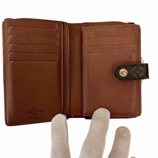 Louis Vuitton Monogram Portefeuille Viennois M61674 Bifold Wallet For Women