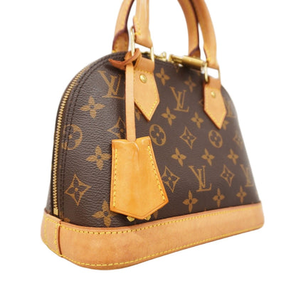 Louis Vuitton Handbag Monogram Alma BB Brown 2-Way — view 2