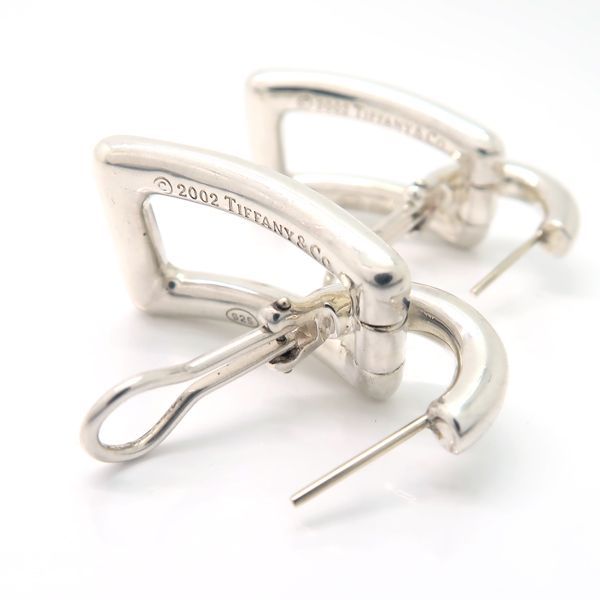 Tiffany & Co Earrings 925 Biscayne Drop Rectangle SV Silver 2002 Tiffany & Co