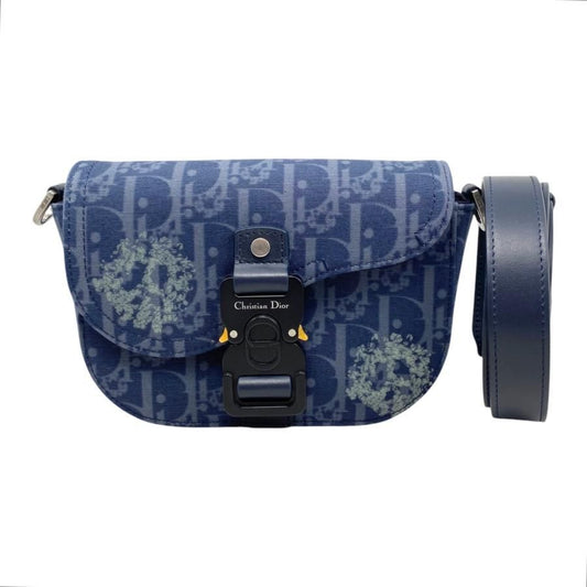 Christian Dior Tears Shoulder Bag Saddle Messenger 2adca435ddo Oblique Canvas