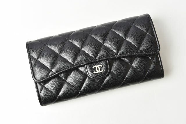 Chanel Wallet Ap0241 Chanel Long Wallet Timeless Classic Matelasse Caviar Skin