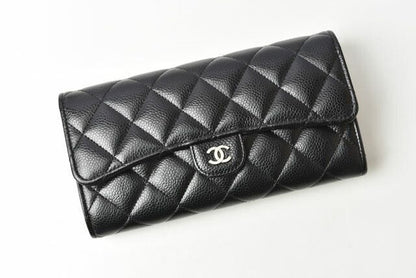 Chanel Wallet Ap0241 Chanel Long Wallet Timeless Classic Matelasse Caviar Skin