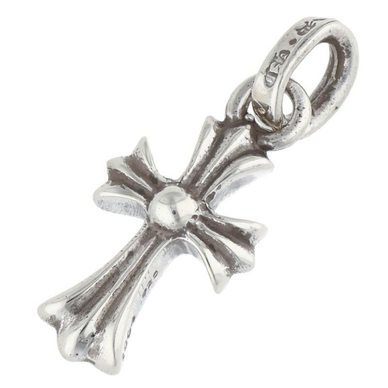 Chrome Hearts Crs Bbyfat Baby Fat Silver Necklace Top