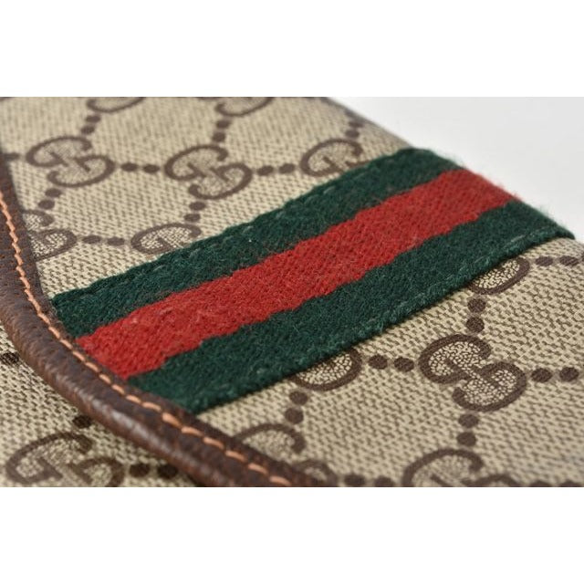 Gucci Clutch Pouch Multi Vintage GG Brown Beige — view 5