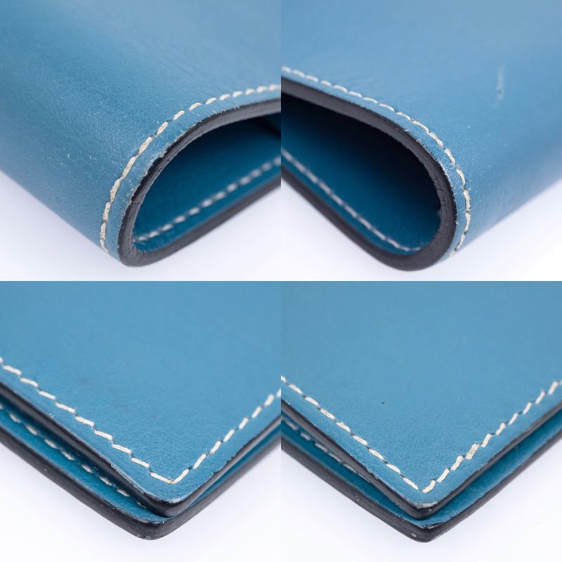 Hermes Agenda PM Blue Jean Swift Notebook Cabas - J Engraved